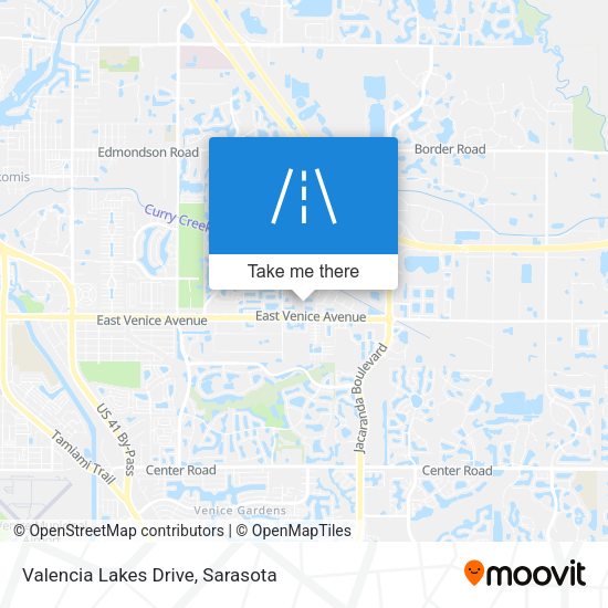 Mapa de Valencia Lakes Drive