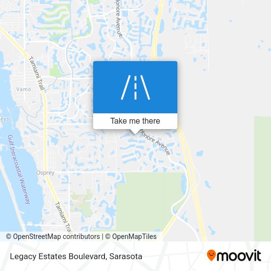 Mapa de Legacy Estates Boulevard
