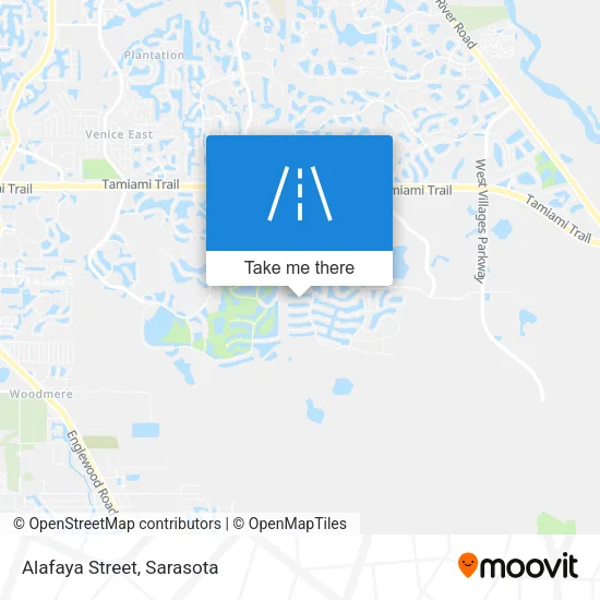 Alafaya Street map