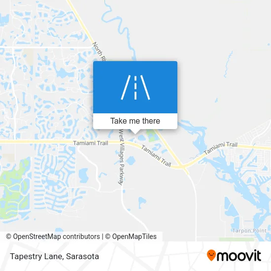 Tapestry Lane map