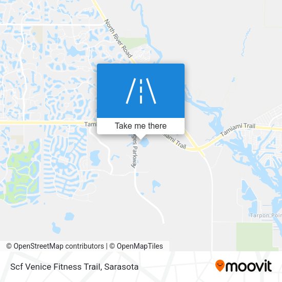 Scf Venice Fitness Trail map