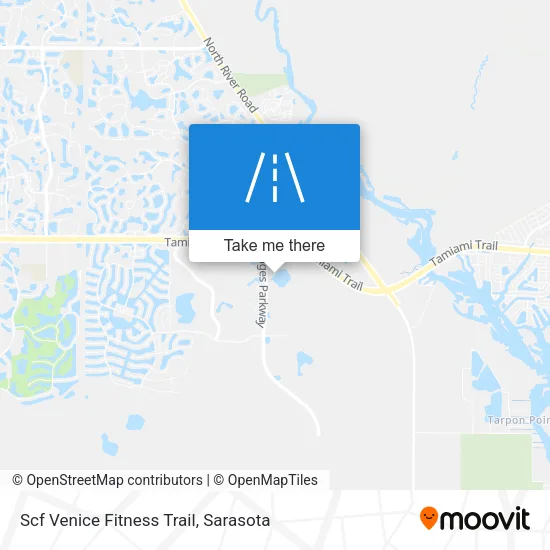Scf Venice Fitness Trail map