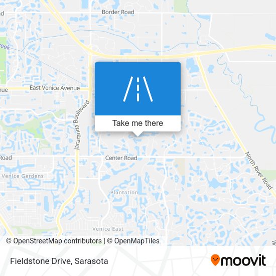 Mapa de Fieldstone Drive