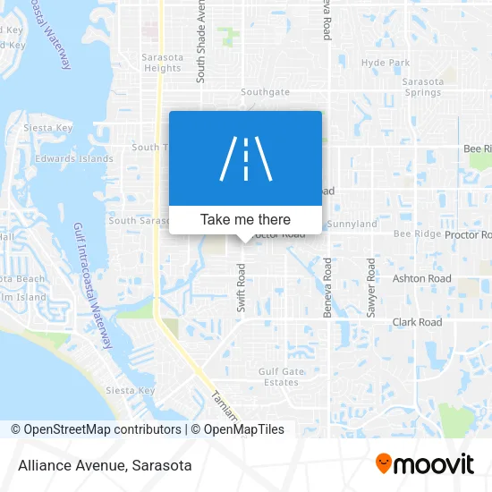 Alliance Avenue map