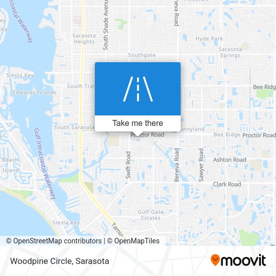 Mapa de Woodpine Circle