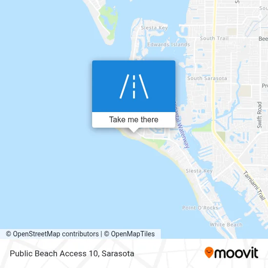 Public Beach Access 10 map