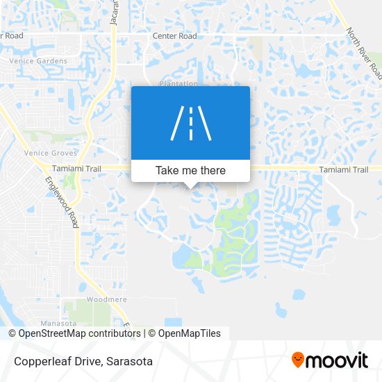 Copperleaf Drive map