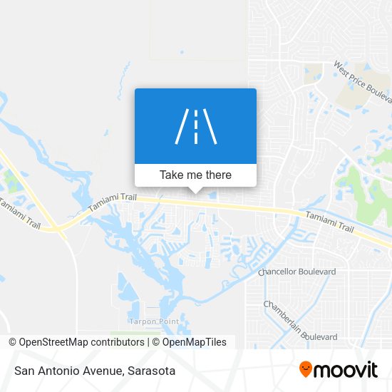 San Antonio Avenue map