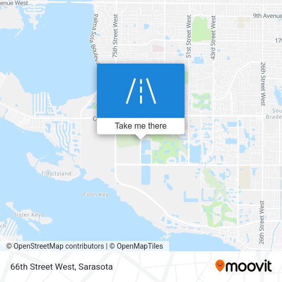 Mapa de 66th Street West