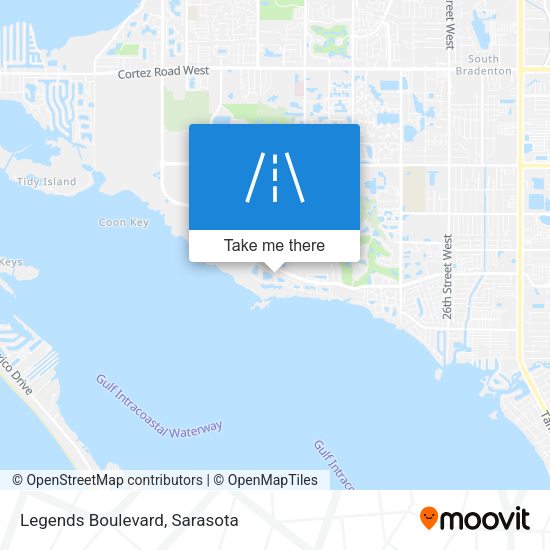 Legends Boulevard map