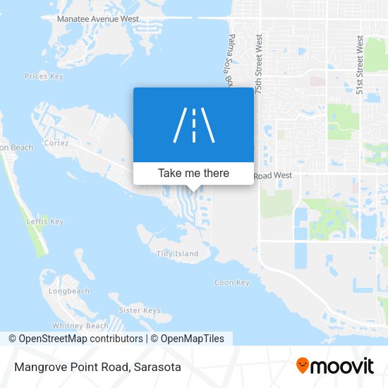 Mapa de Mangrove Point Road