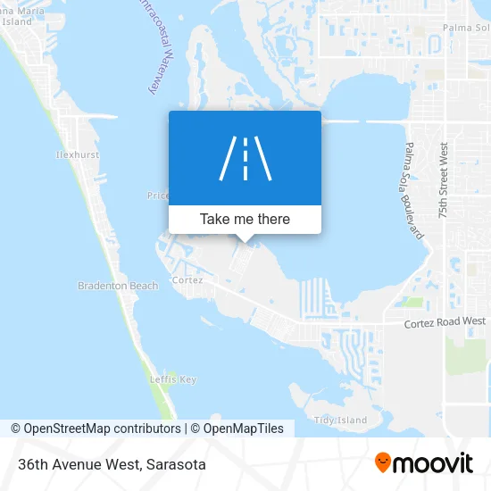 36th Avenue West map