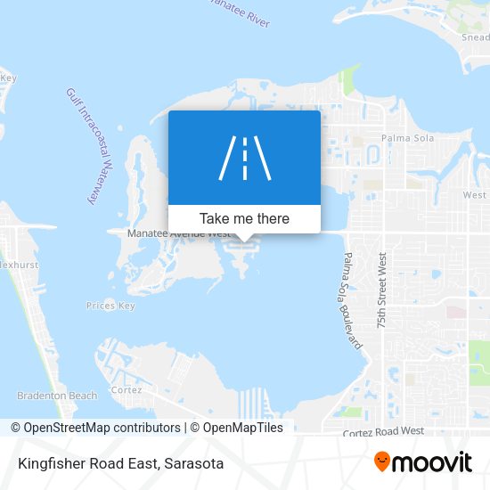 Kingfisher Road East map