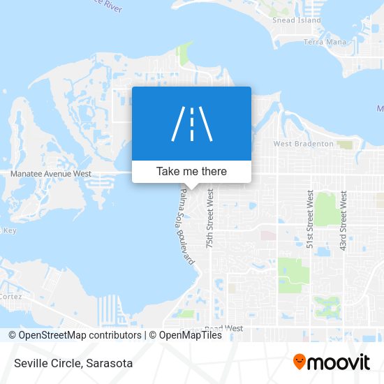 Mapa de Seville Circle