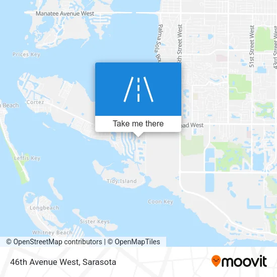 46th Avenue West map