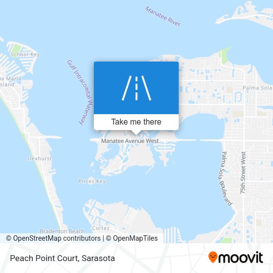 Peach Point Court map