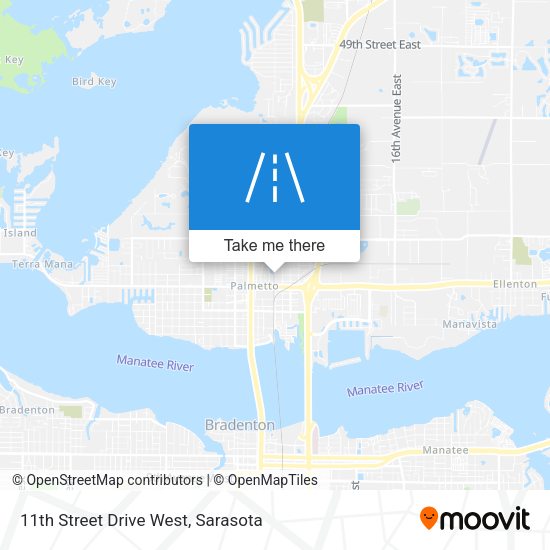 Mapa de 11th Street Drive West