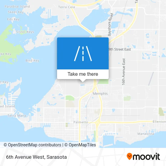 6th Avenue West map