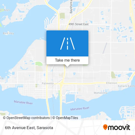 6th Avenue East map