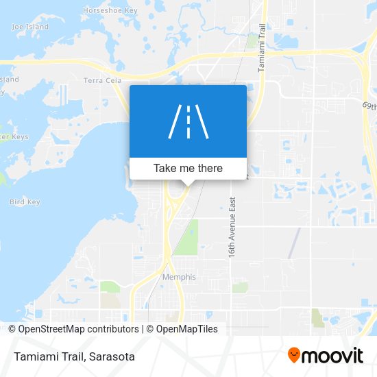 Tamiami Trail map