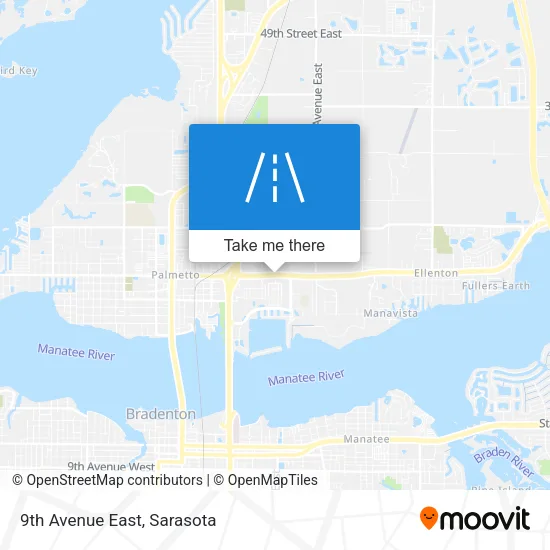 9th Avenue East map