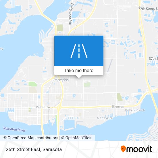 Mapa de 26th Street East