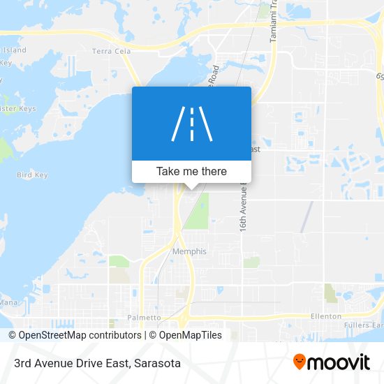 3rd Avenue Drive East map