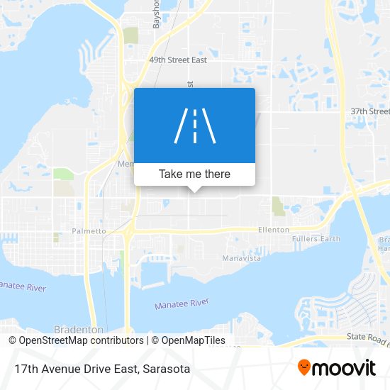 Mapa de 17th Avenue Drive East