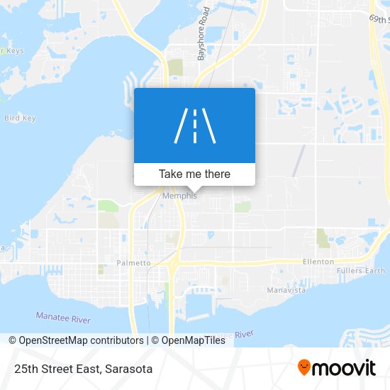 Mapa de 25th Street East