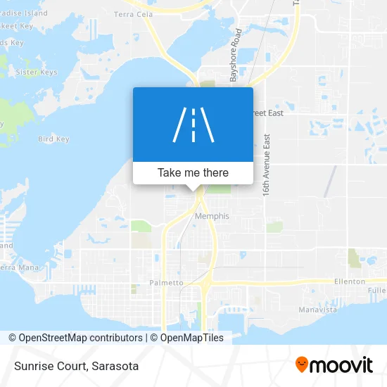 Sunrise Court map