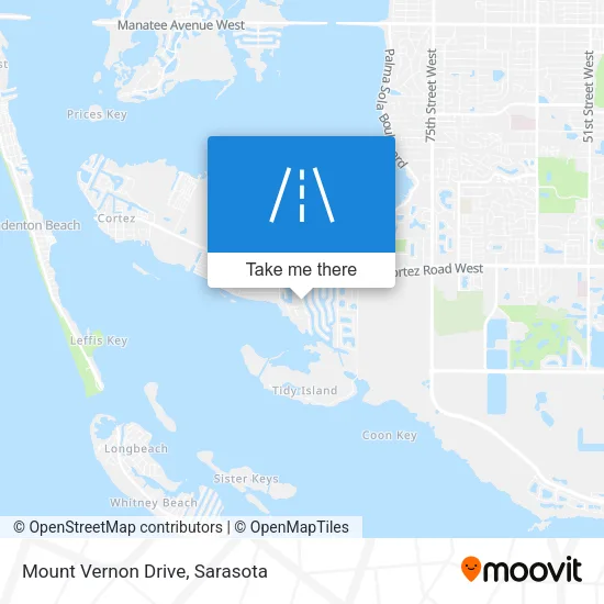 Mapa de Mount Vernon Drive