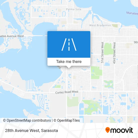 28th Avenue West map