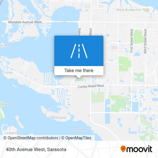 Mapa de 40th Avenue West