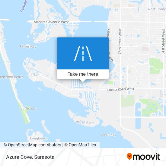 Mapa de Azure Cove