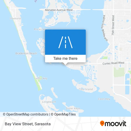 Bay View Street map
