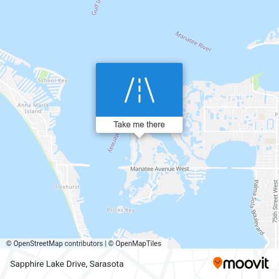 Sapphire Lake Drive map