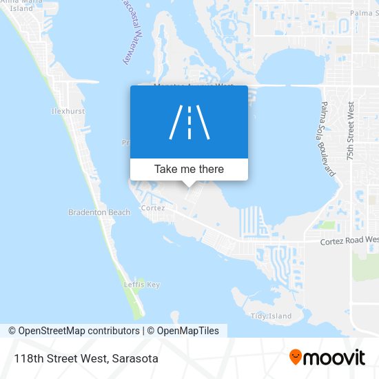 118th Street West map