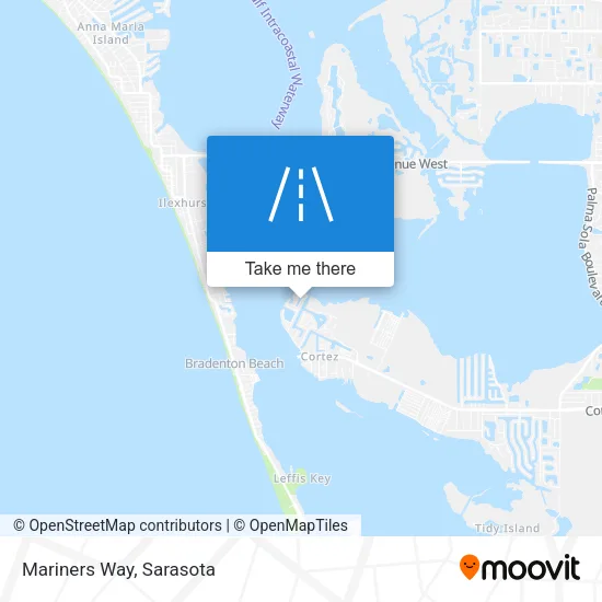 Mariners Way map