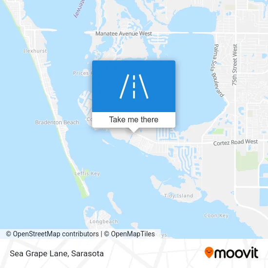 Sea Grape Lane map