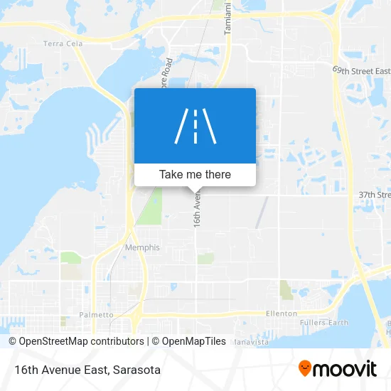 16th Avenue East map