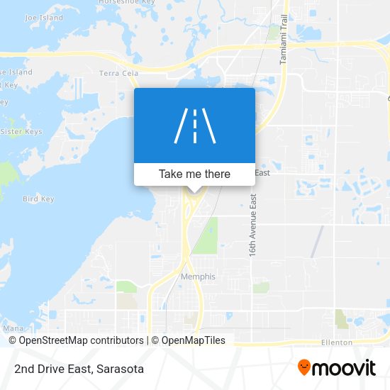 Mapa de 2nd Drive East