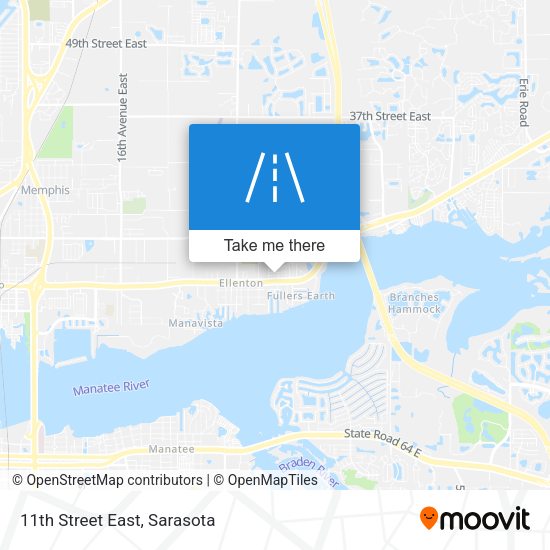 Mapa de 11th Street East