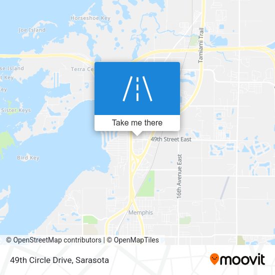 49th Circle Drive map
