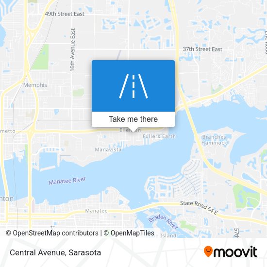 Mapa de Central Avenue