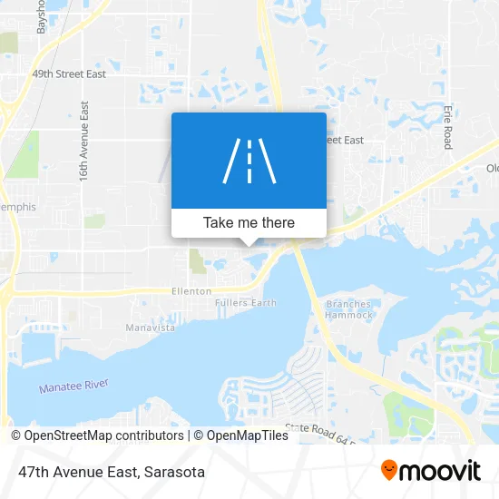 47th Avenue East map