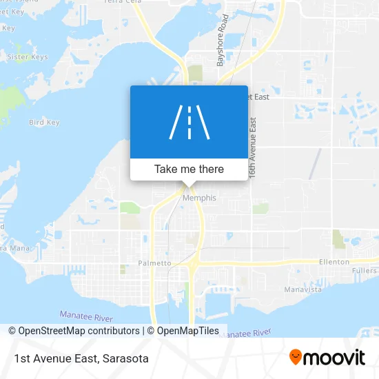 1st Avenue East map