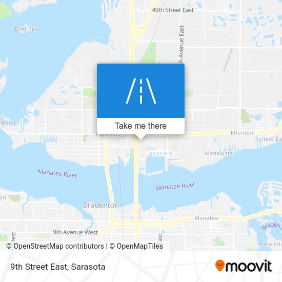 9th Street East map