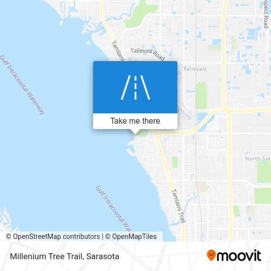 Mapa de Millenium Tree Trail