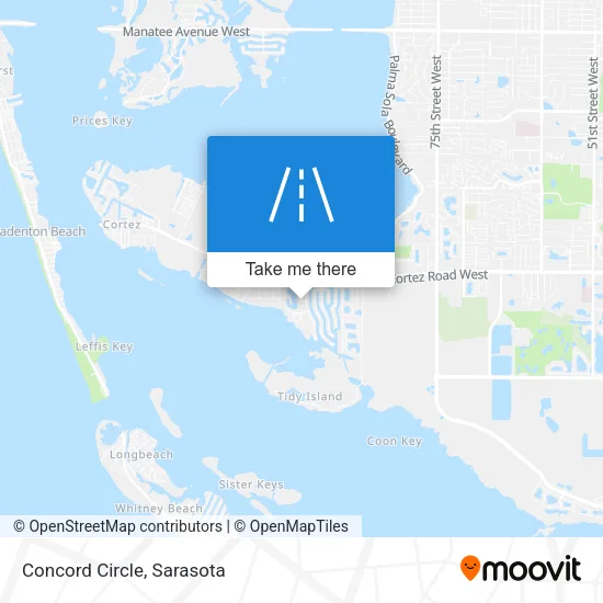 Concord Circle map