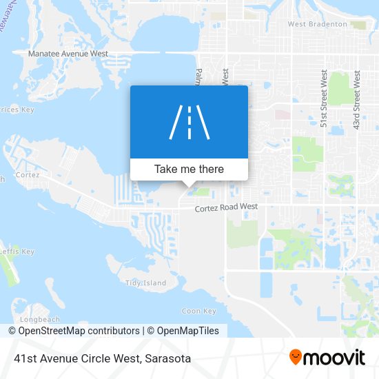 Mapa de 41st Avenue Circle West